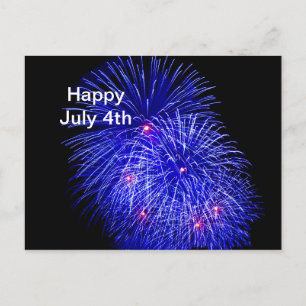 Fireworks 5 juillet 4e Carte postale