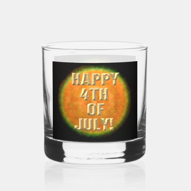 Fireworks 9 roches 4 juillet verre (Recto)