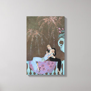 Fireworks Art déco vintage Le Feu, George Barbier