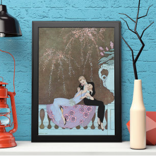 Fireworks Art déco vintage Le Feu, George Barbier