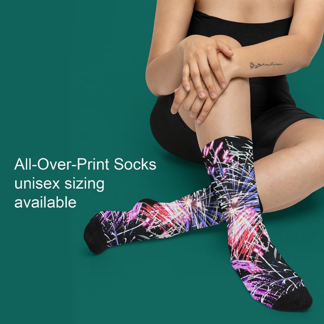 Fireworks Display Patriotique Holiday Unisex (Fireworks Display Patriotic Holiday Unisex Socks)