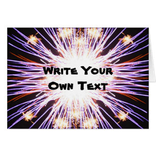 Fireworks - Écrivez votre propre texte