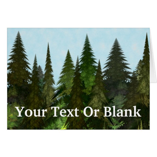 Firs fractaux (Devant horizontal)