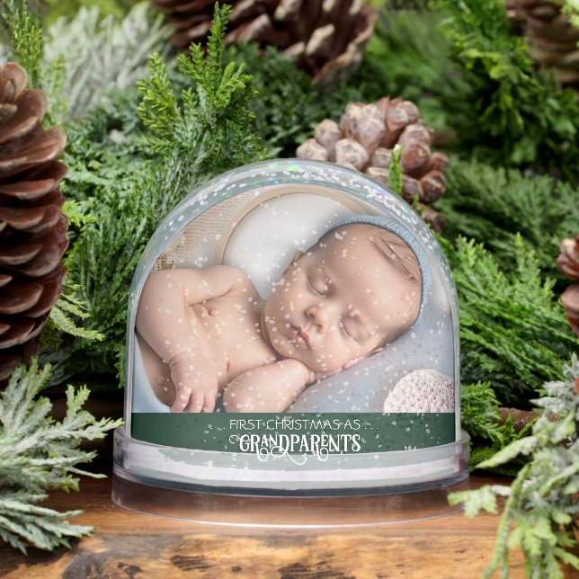 First Christmas as Grandparents Gift Snow Globes (Hiver)
