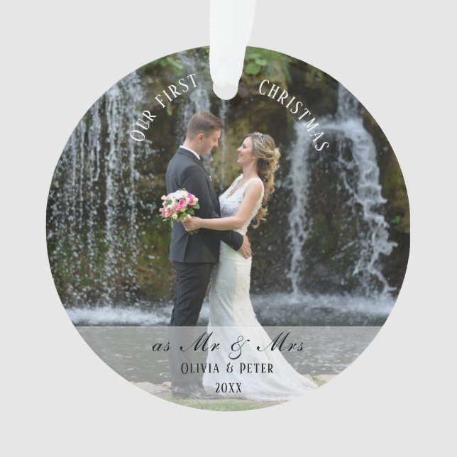 First Christmas Married as Mr. & Mrs. (devant)