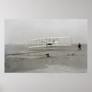 First successful flight of the Wright Flyer Poster