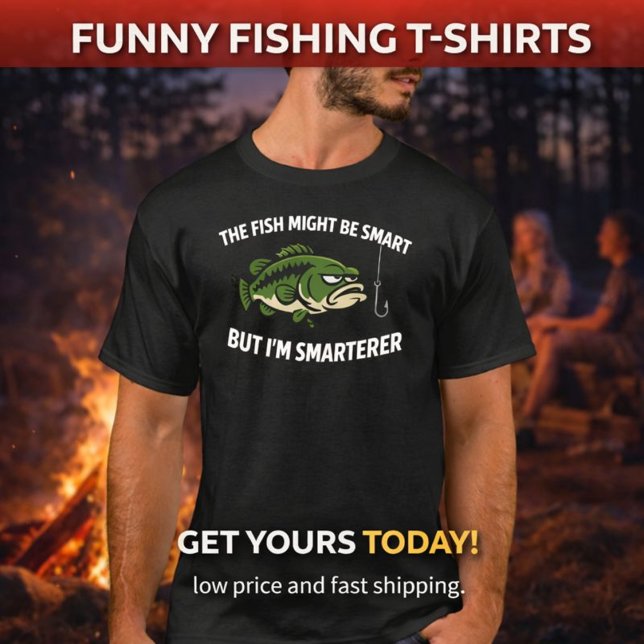 Fish Might Be Smart | Funny Fish  T-Shirt (Créateur téléchargé)