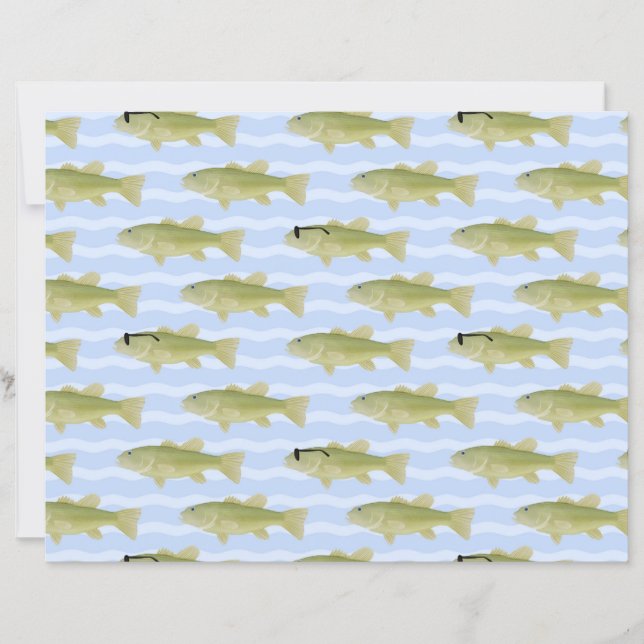 fish patterned paper (Devant)
