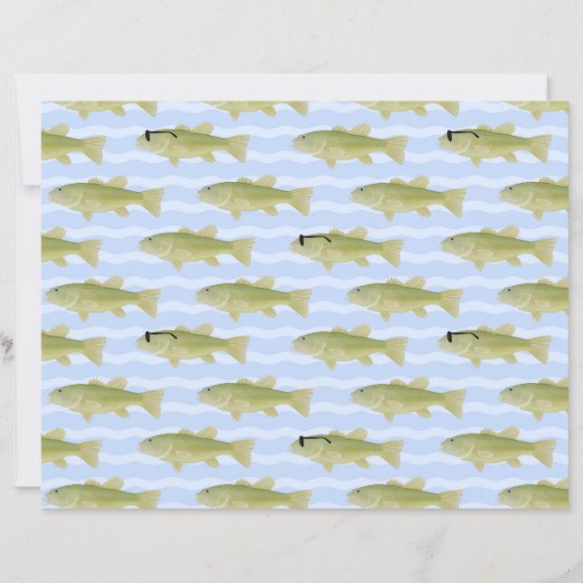 fish patterned paper (Devant)