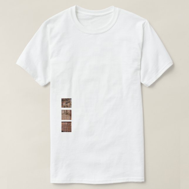 Fish Remember Trees — T-Shirt à l'impression Hem (Design devant)