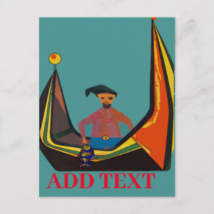 Fisherman, modifier le texte Carte postale