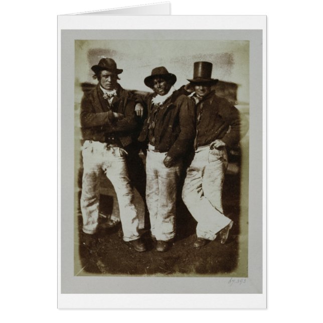 Fishermen Ashore, c.1843-47 (papier salé imprimé à (Devant)