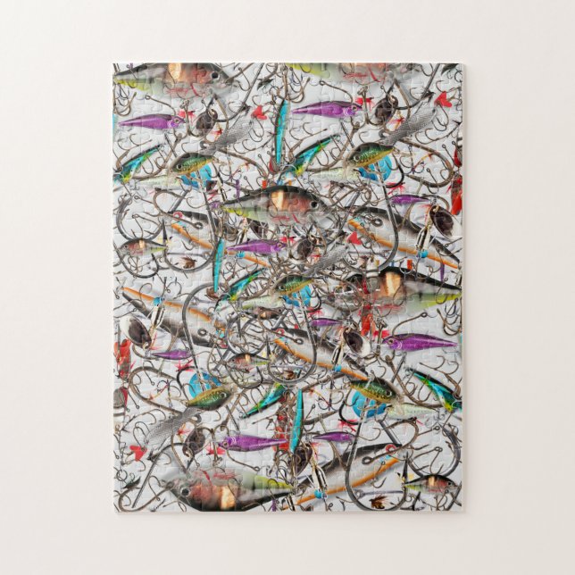 Fishhook Fisherman Puzzle ! Jigsaw Puzzle (Vertical)