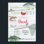 Fishing Birthday Invitation, Fishing Invitation<br><div class="desc">Customize this Fishing Birthday Invitation with your own information.</div>
