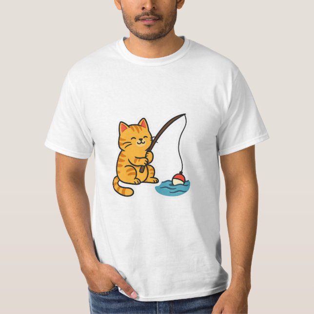 Fishing Cat  T-Shirt (Devant)