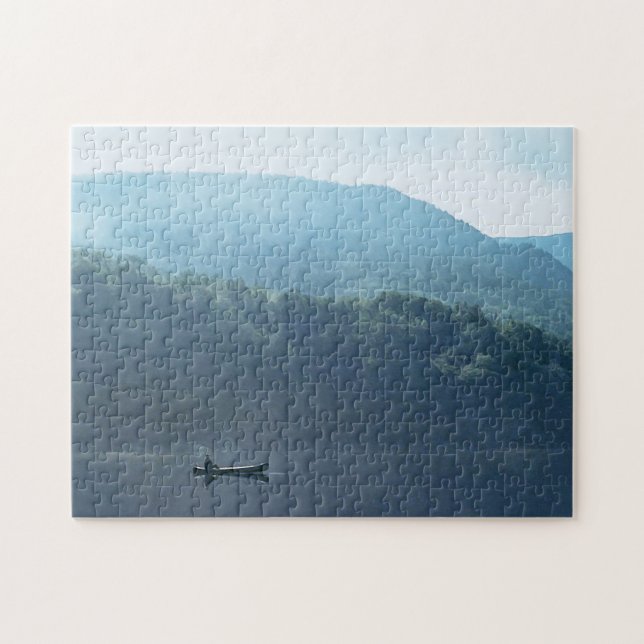 Fishing Lake White Mounts New Hampshire Puzzle (Horizontal)