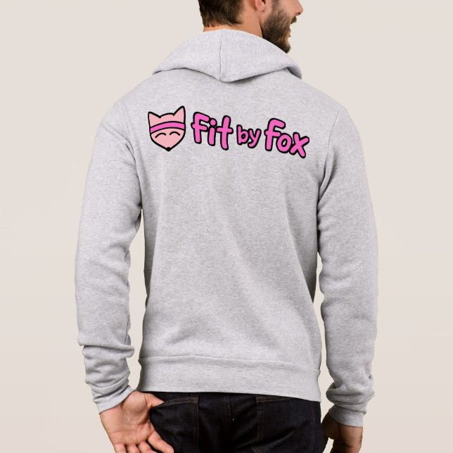 FitbyFox Essentials - Sweat à capuche zipé (Dos)