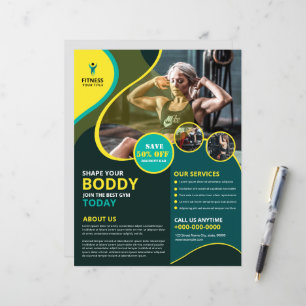 Fitness Club / Gym Flyer Modèle