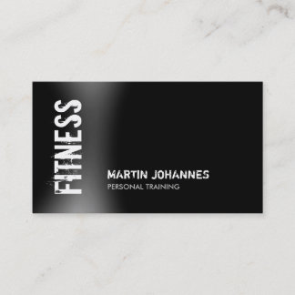 Fitness moderne Carte de visite de formateur perso