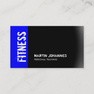 Fitness moderne Sport Blue Grey Carte de visite