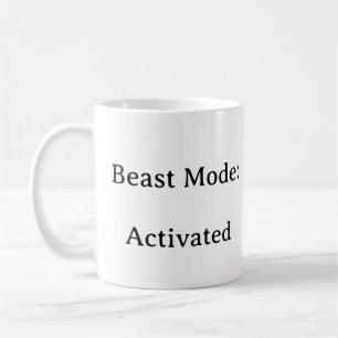 Fitness Mug - Mode Bête Activé Gym Motivation