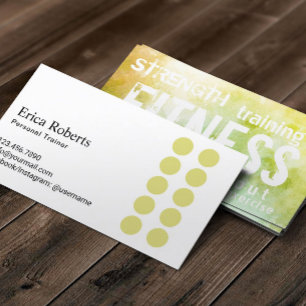 Fitness Personal Trainer Aquarelle Fidélité