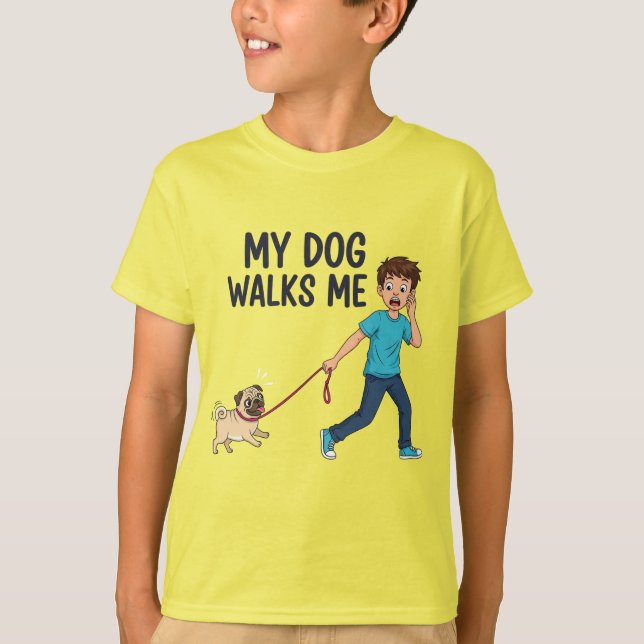 Fitness Trainer: My Dog T-shirt design  (Devant)