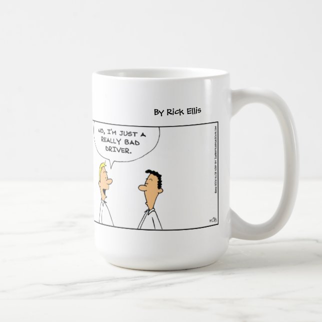 Fiunny Mauvais conducteur Mug (Droite)