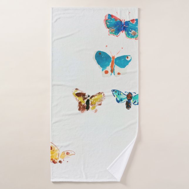 Five Butterflies (Serviette de bain)