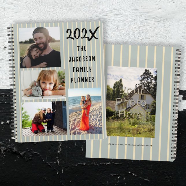 Five Photo Custom Family Planner (Créateur téléchargé)