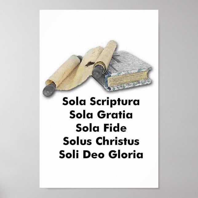 Five Solas Poster (Devant)