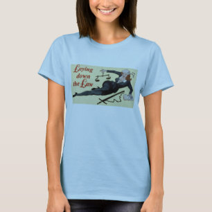 Fixation du T-shirt des femmes de loi