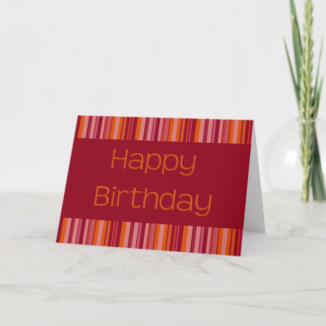 Fizz de framboise ・ Carte d'anniversaire (Devant)