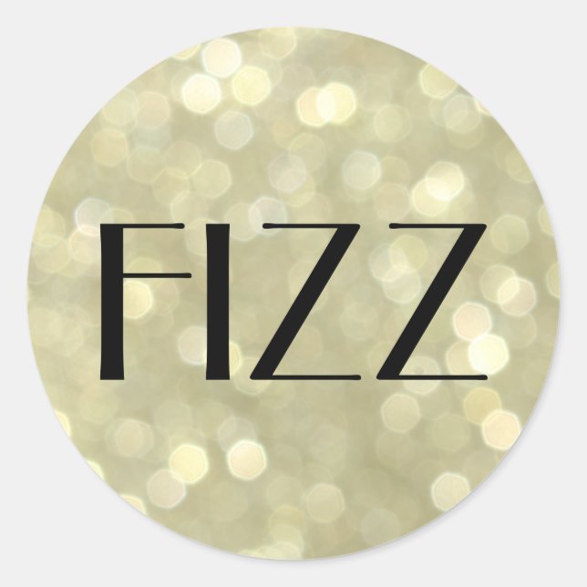 FIZZ sur Sticker Bubbles Champagne (Devant)