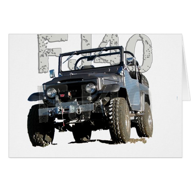 FJ40 Landcruiser Apparel (Devant horizontal)