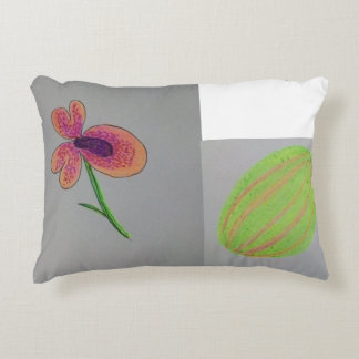 fl ; coussin de peinture de fruits
