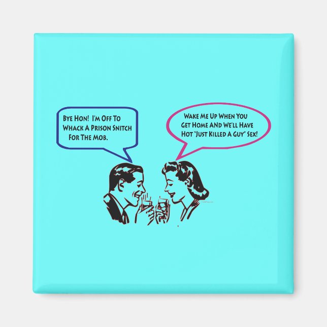 Flacer Un Aimant À Réfrigérateur Humour Twisted Sn (Devant)