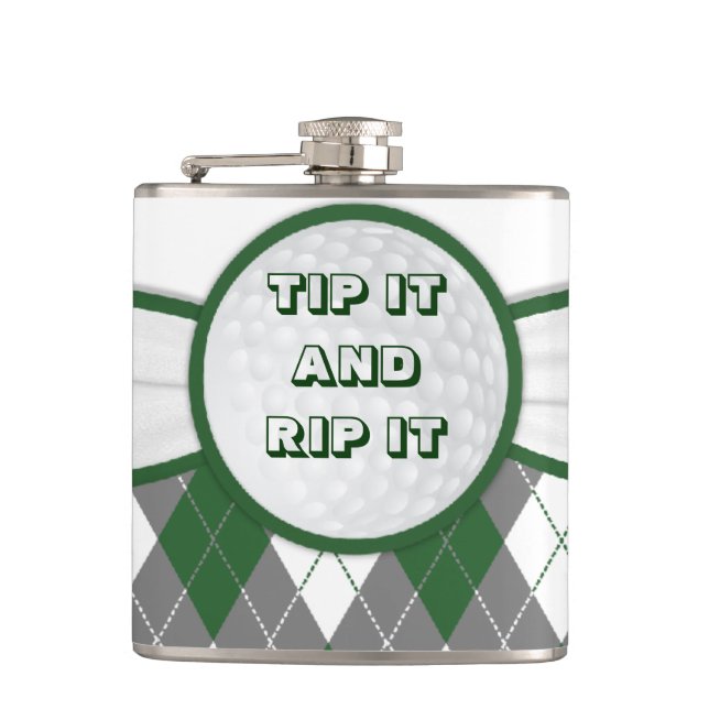 Flacon à motifs de losanges de plaid (Devant)