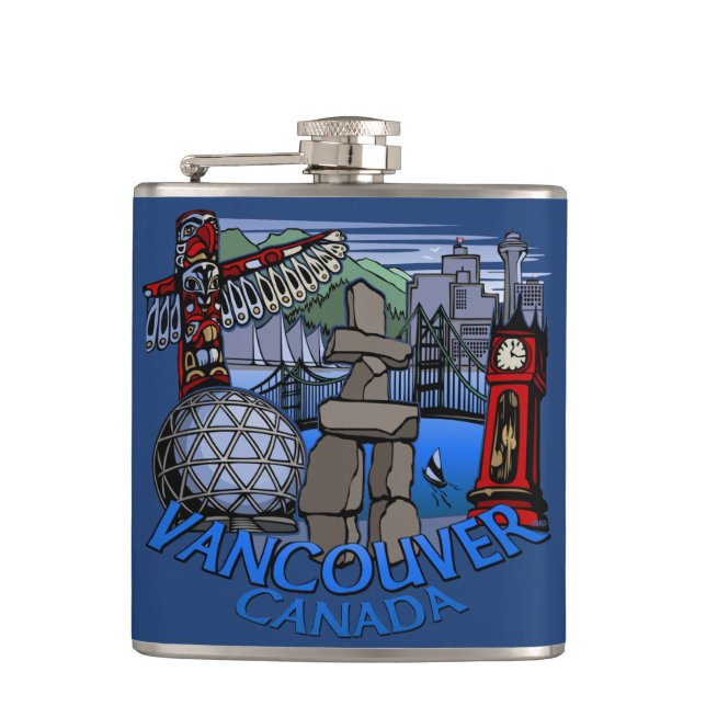 Flacon à Souvenir de Vancouver Cadeaux de Monument (Devant)
