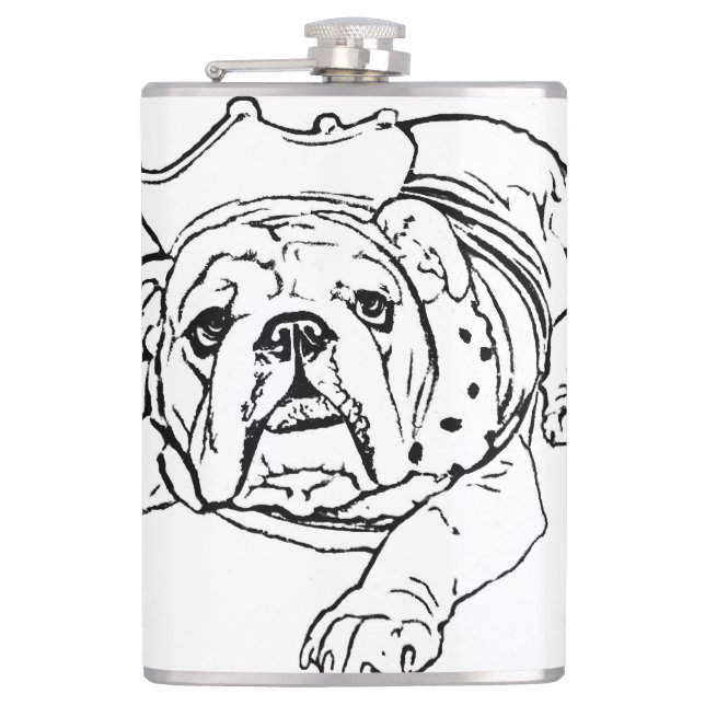Flacon anglais de bouledogue (Devant)