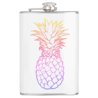 Flacon blanc 8oz de Faux d'ananas Girly de parties