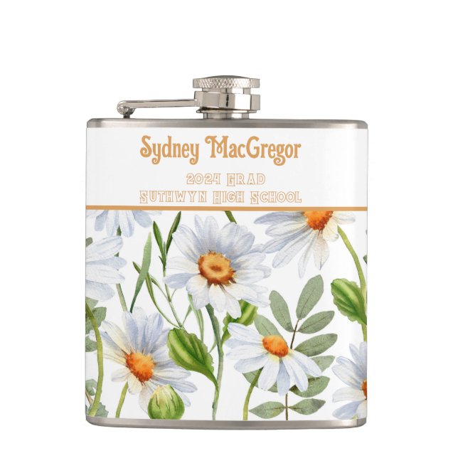 Flacon blanc avec enveloppement autour de la bordu (Devant)