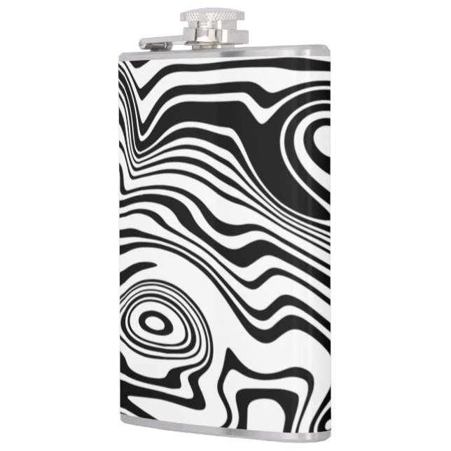 Flacon blanc vif noir ou choisir la couleur (Gauche)