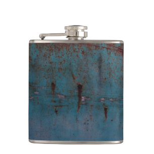 Flacon bleu de rouille