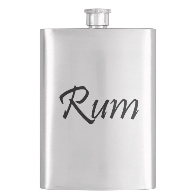 Flacon classique de rhum (devant)