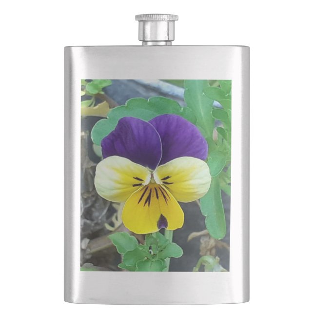 Flacon classique violet et jaune (devant)