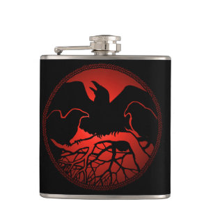 Flacon Corbeau personnalisé Corbeau / Flacon à boi