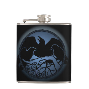 Flacon Corbeau personnalisé Corbeau / Flacon à boi
