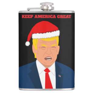 Flacon de boisson de Noël Trump - Keep America Gre