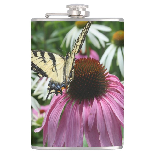 Flacon de boisson Tiger Swallowtail papillon (Devant)